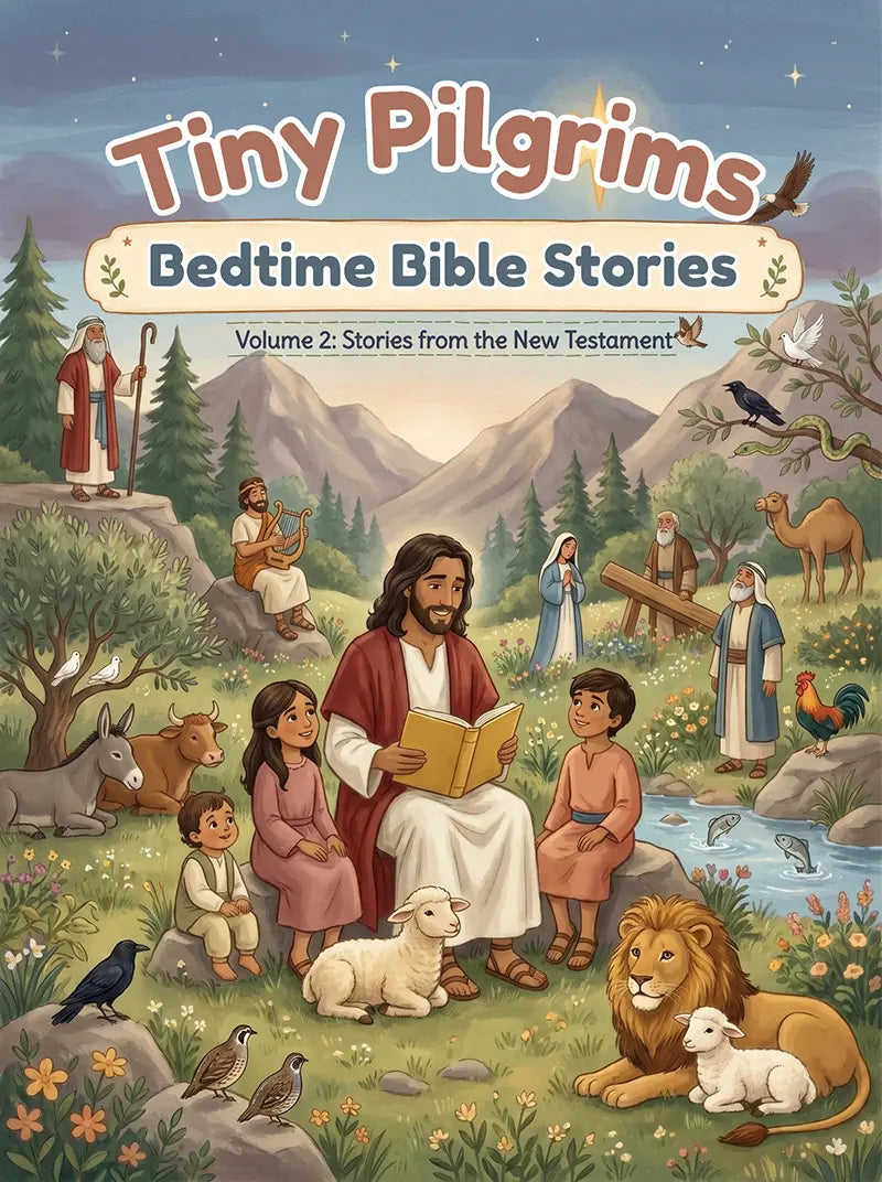 Bible Bedtime Stories for Kids (2-Book Set)