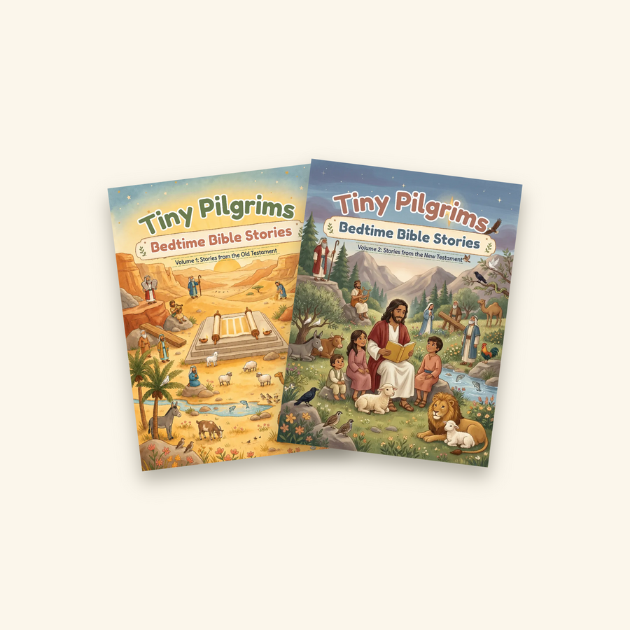 Bible Bedtime Stories for Kids (2-Book Set)